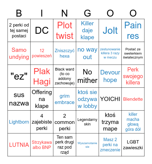 KEJOS SZAFYL Bingo Card