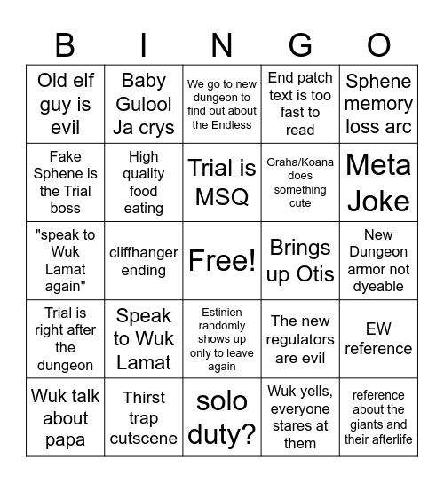 7.2 msq predictions Bingo Card