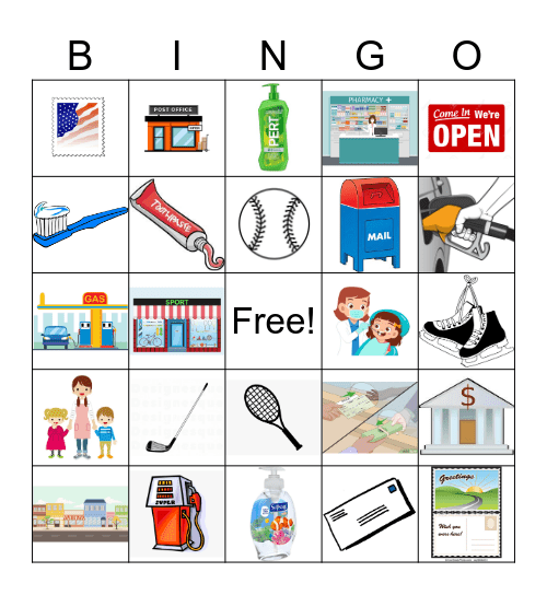 Realidades 2 Ch. 3A Bingo Card