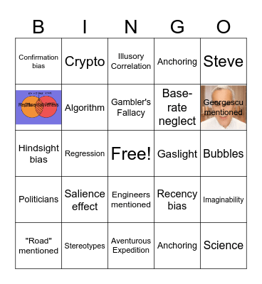 Policy Sciences Bingo Card