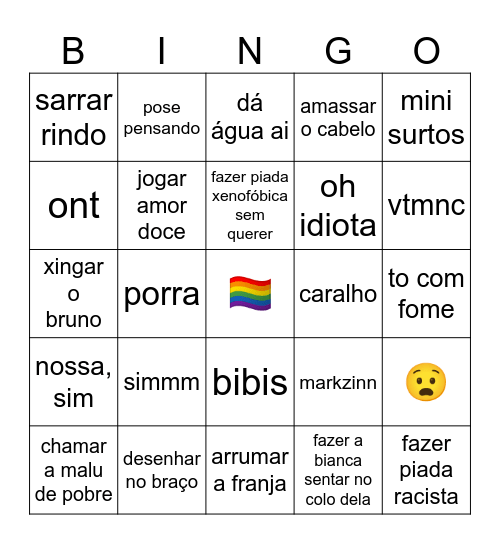 Bingo Mark Bingo Card