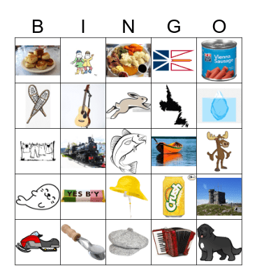 Newfoundland Bingo Card