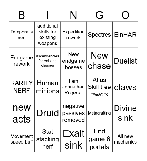 0.2.0 Bingo Card