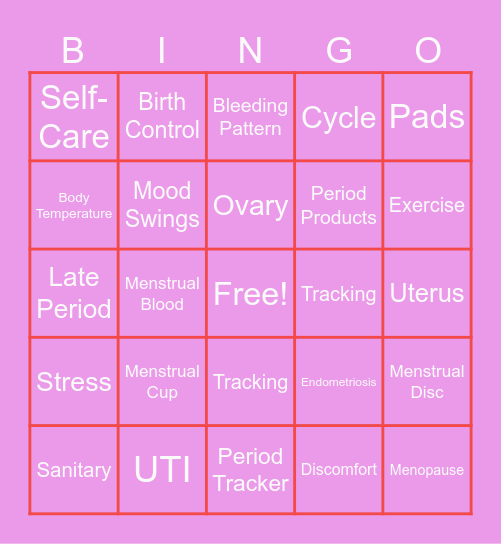 Flow & Tell Bingo Card