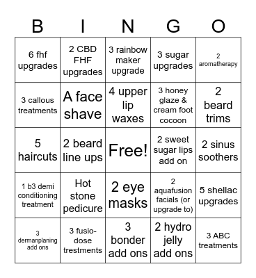 Add on Bingo Card