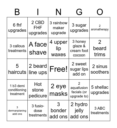 Add on Bingo Card