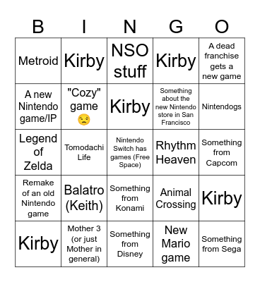 Almighty Direct Bingo Card
