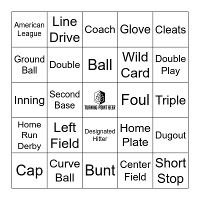 Baseball Bingo Card