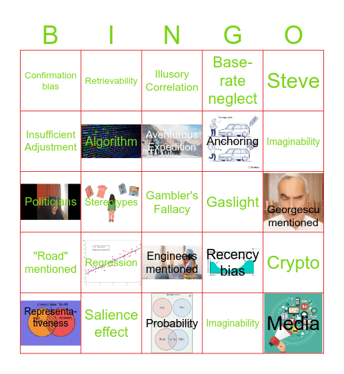 Policy Sciences Bingo Card