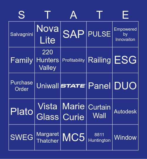 2025 TOWNHALL Bingo Card