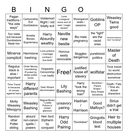 untitled bingo 2 Bingo Card