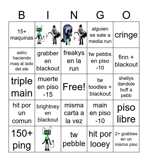 bodrio bingo Card