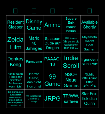 ඞ ඞ ඞ ඞ ඞ ඞ ඞ Bingo Card