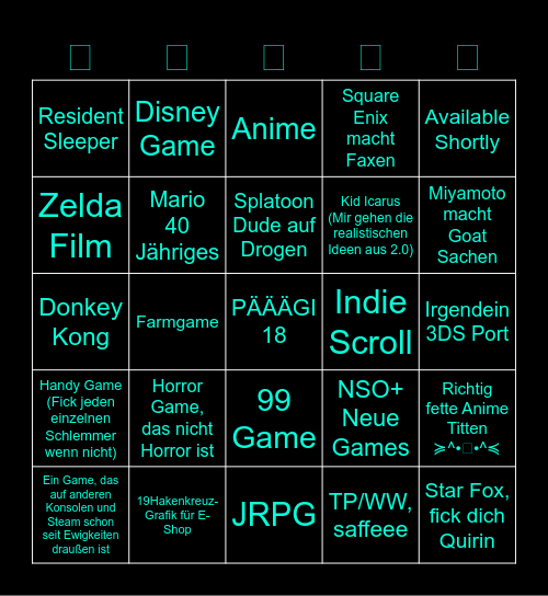 ඞ ඞ ඞ ඞ ඞ ඞ ඞ Bingo Card