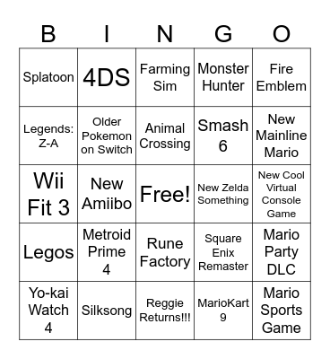 Direct 3-27-25 Bingo Card