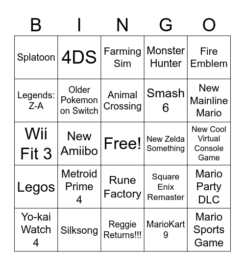 Direct 3-27-25 Bingo Card