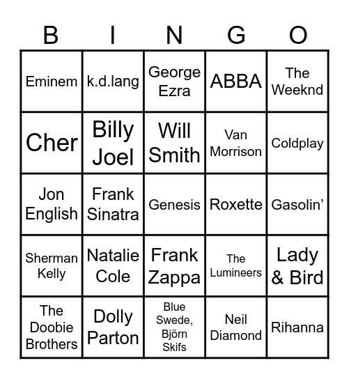 🦉Bingo 97🦉 Bingo Card