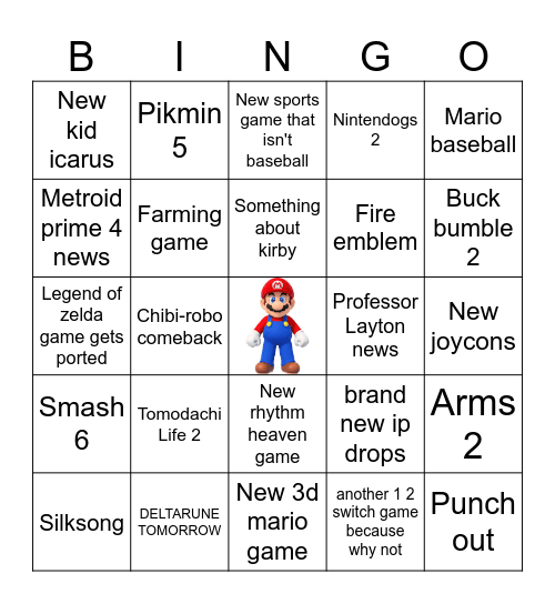 Direct Bingo Card