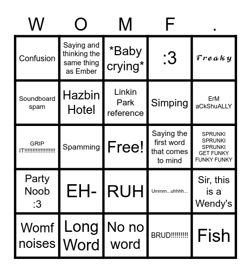 The Bingo Card