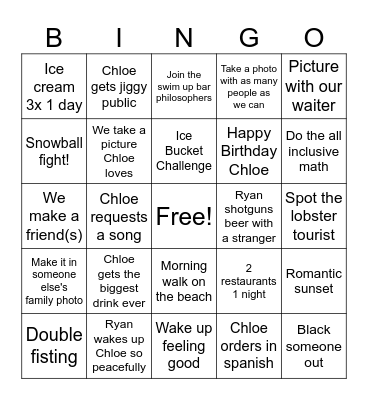 Mexico Time 2025 Bingo Card