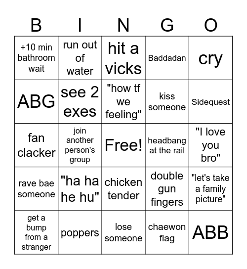 Beyond 2025 Bingo Card
