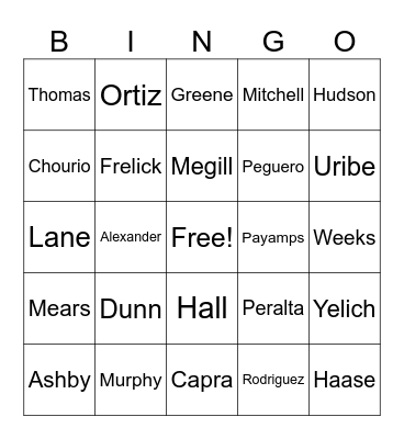 2025 Brewers Baseball Bingo Card
