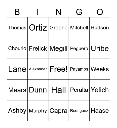 2025 Brewers Baseball Bingo Card