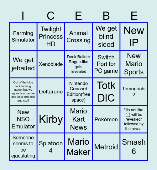 Bintedo Birect Bingo Card