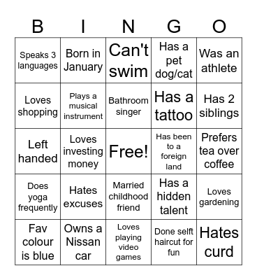 The Magnite Bingo Card