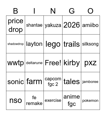 ljoiepfoneiwccwf Bingo Card