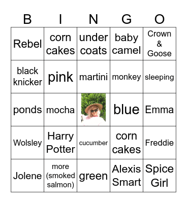 Barclay Bingo Card