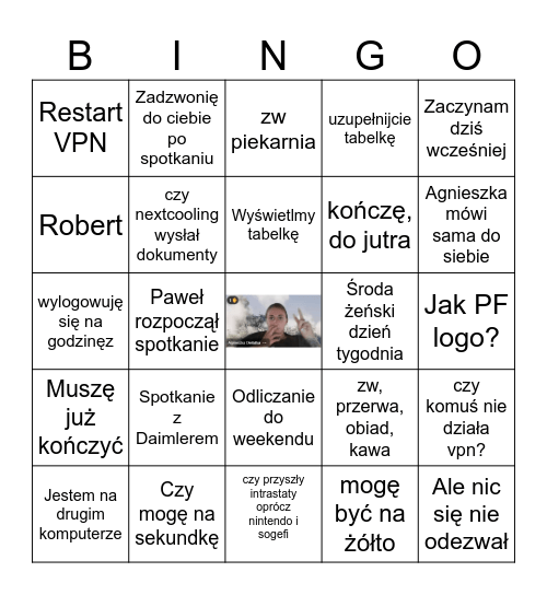 Bingo VAT C Bingo Card