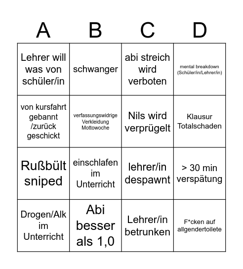ABI 2026 BINGO Card