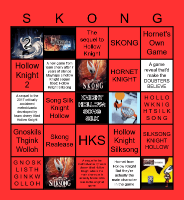 Nintendo Direct 3/27/25 Bingo Card