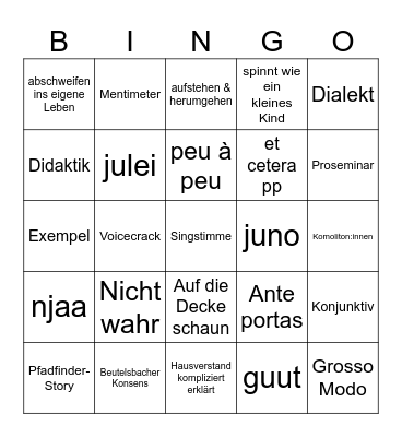 Bilewicz Bingo Card
