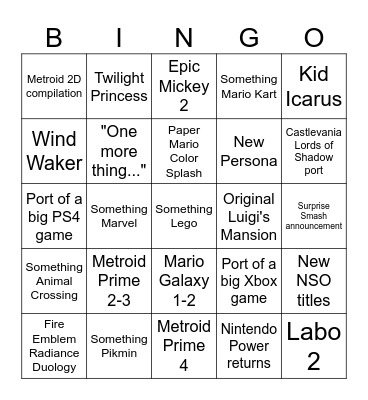 Copium Direct 3/27/25 Bingo Card