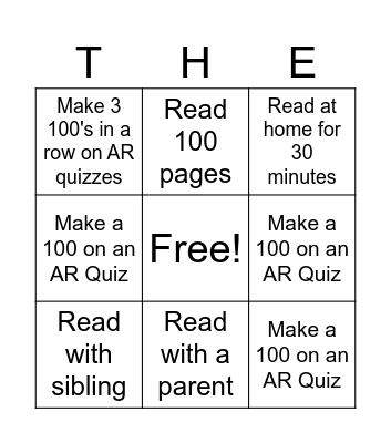 LIBRARY WEEK BINGO Card