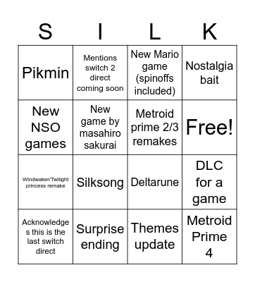 Direct bingo Card
