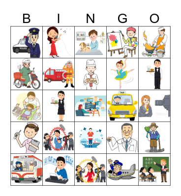 JOBS Bingo Card