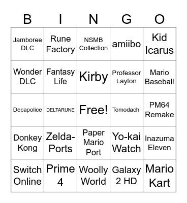 Schrottwichteln Bingo Card