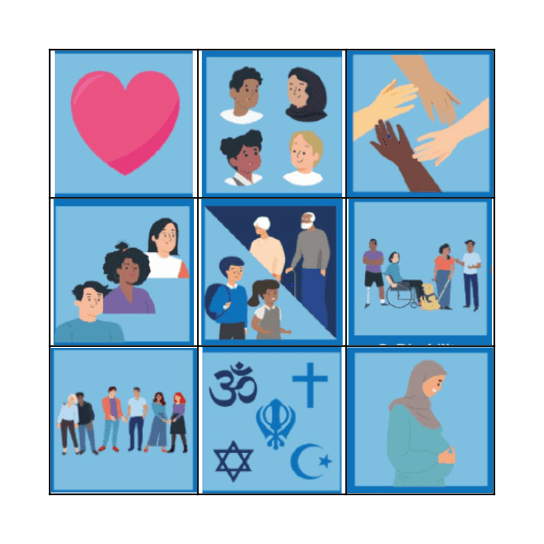 Protected Characteristics Bingo Card