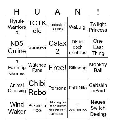 Bullshit Direct Bingo Card