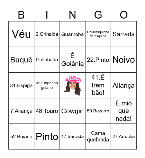 Despedida de Solteira da Lara Bingo Card