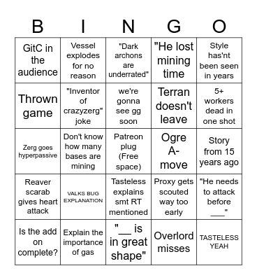 ASL BINGO Card