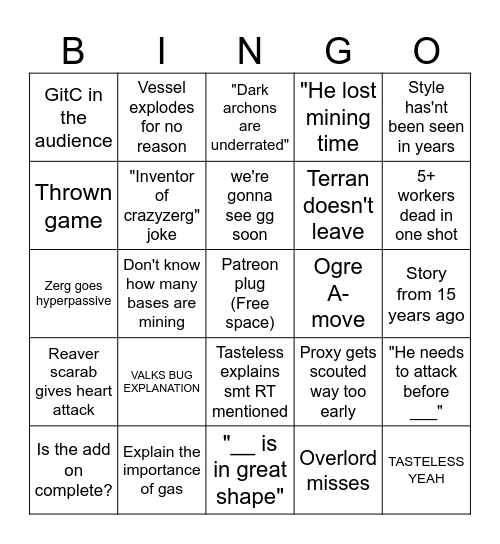 ASL BINGO Card