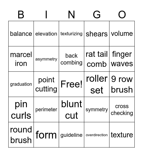 sculpture and desing Bingo Card
