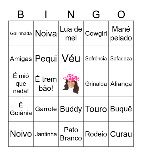 Despedida da Lara Bingo Card