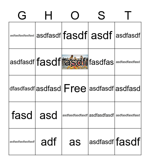 Halloween Bingo Card