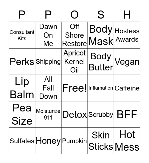 Perfectly Bingo Card