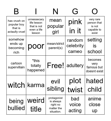 MSA BINGO Card